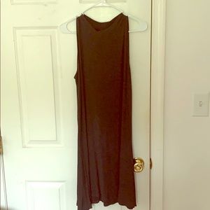 Charcoal stretchy dress